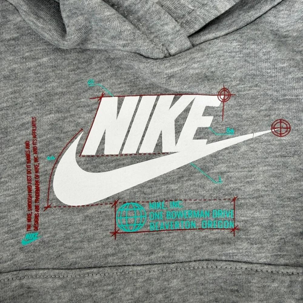 Nike 12 Months Gray Futura Hoodie & Joggers Set - Picture 7 of 10